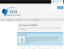 Tablet Screenshot of ecamapas.com.br
